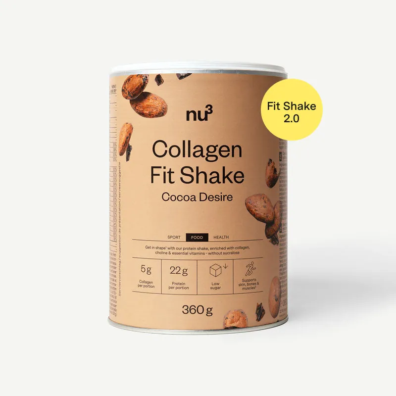 nu3 Collagen Fit Shake Chocolate / 360 g