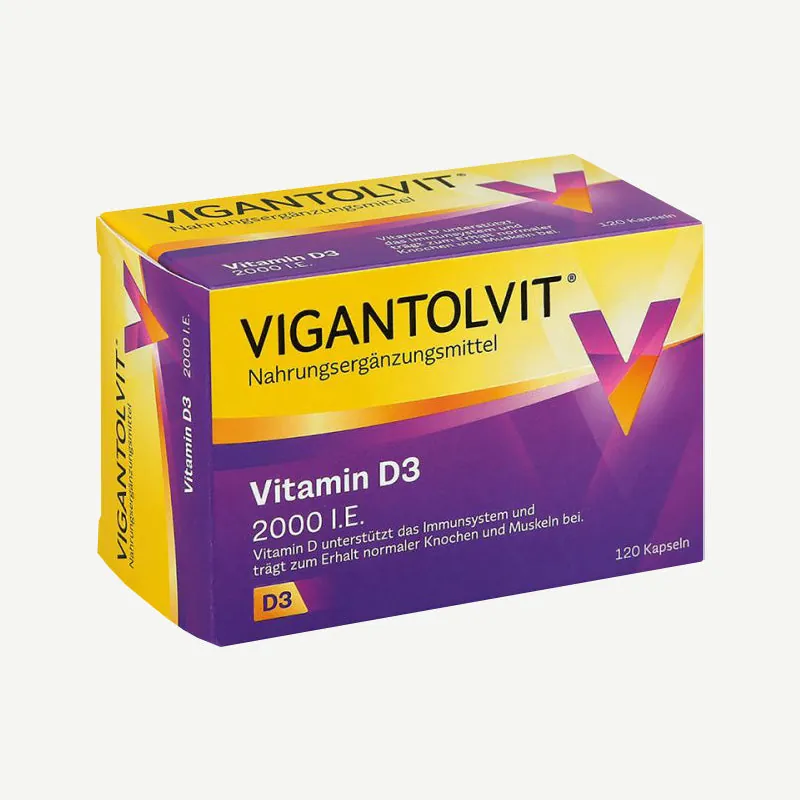 VIGANTOLVIT® Vitamin D3 2000 I.E. Basic / 120 Kapseln