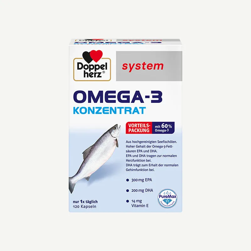 Doppelherz® system OMEGA-3 Konzentrat Basic / 120 Kapseln