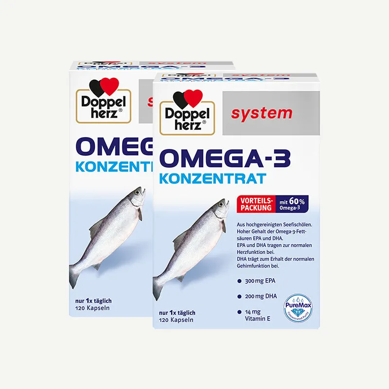 Doppelherz® system OMEGA-3 Konzentrat Basic / 2 x 120 Kapseln