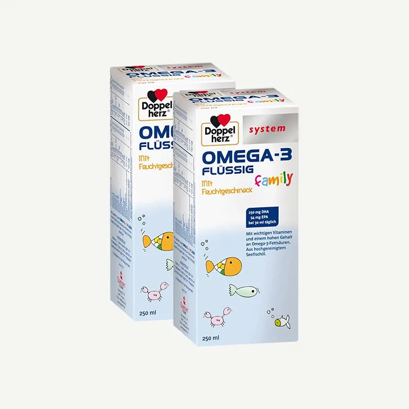 Doppelherz® system OMEGA-3 flüssig family Basic / 2 x 250 ml