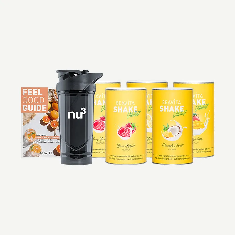 BEAVITA 4-Wochen-Diät-Paket Fruchtige Shakes / 7 Produkte