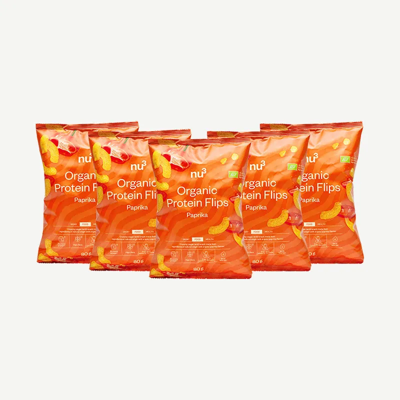 nu3 Bio Protein Flips Paprika / 5 x 80 g