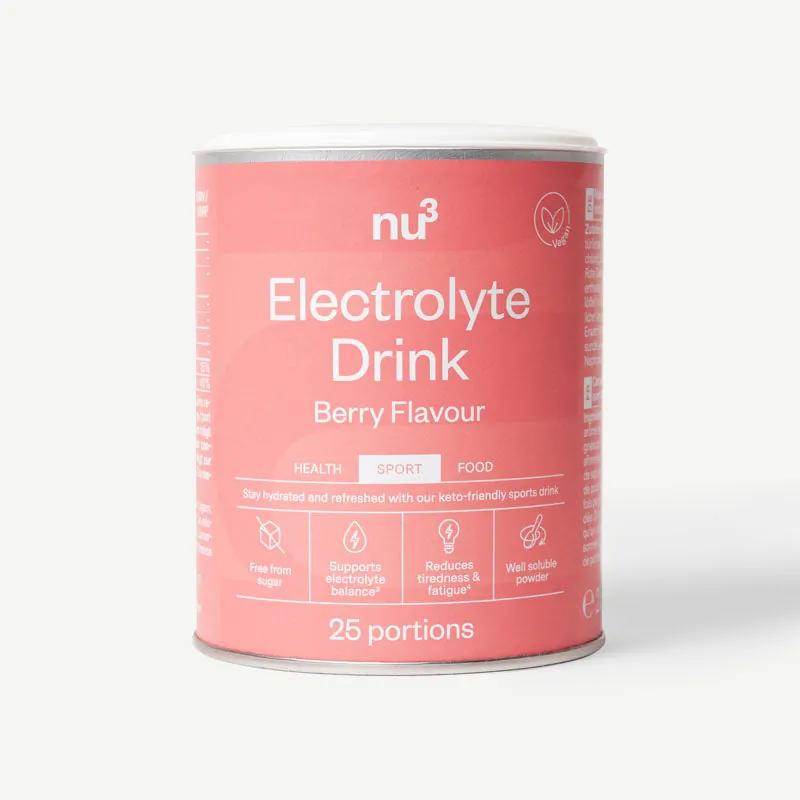 nu3 Elektrolyte Pulver Fresh Berry / 250 g
