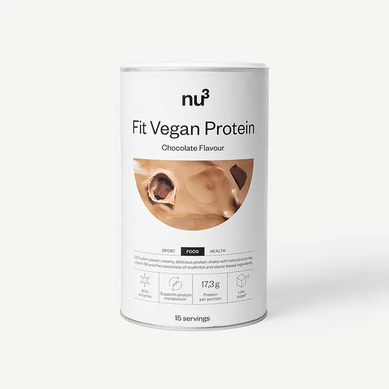 nu3 Fit Vegan Shake Schokolade / 450 g