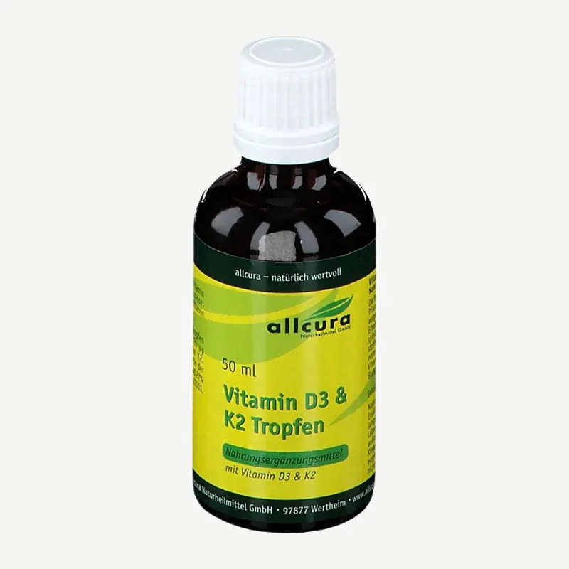allcura Vitamin D3 + K2 Tropfen Basic / 50 ml