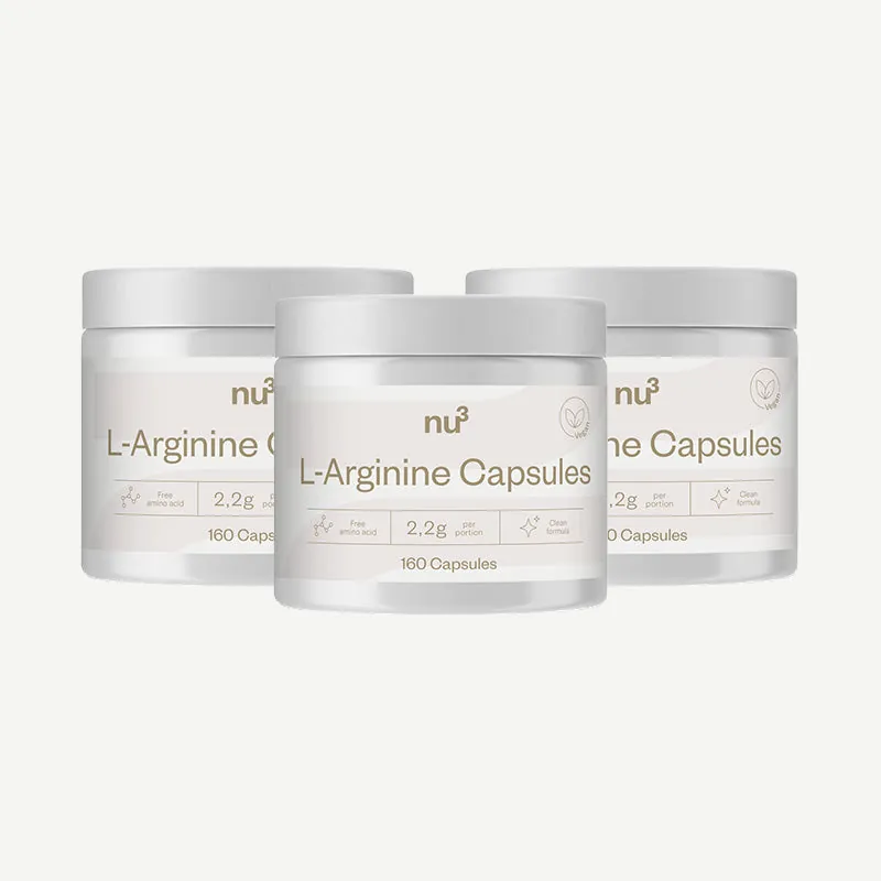 nu3 L-Arginine Kapseln Basic / 160 Kapseln