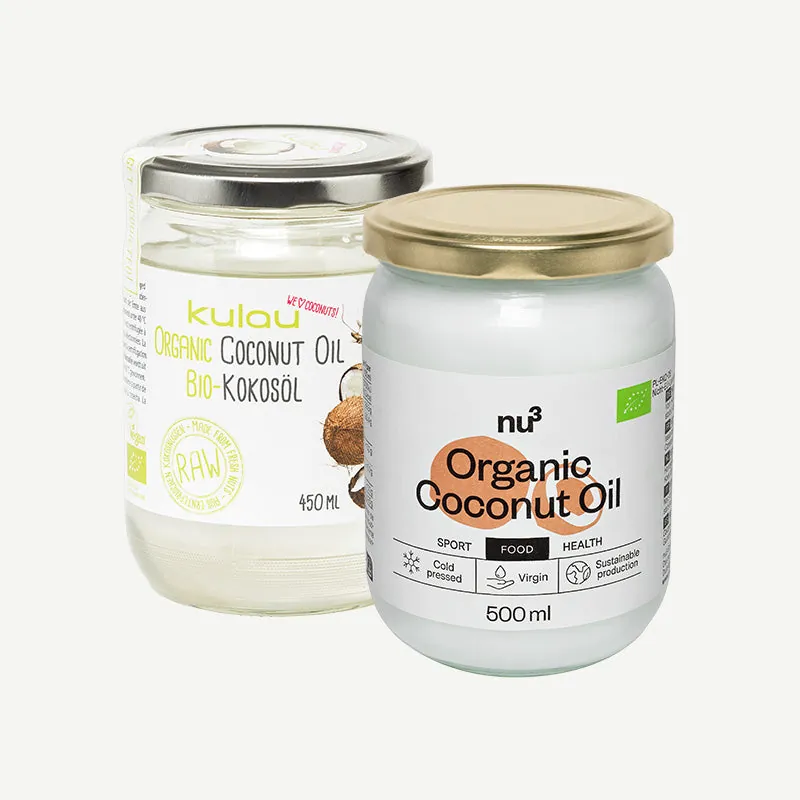 Kulau Bio Gourmet Kokosöl RAW + nu3 Kokosöl