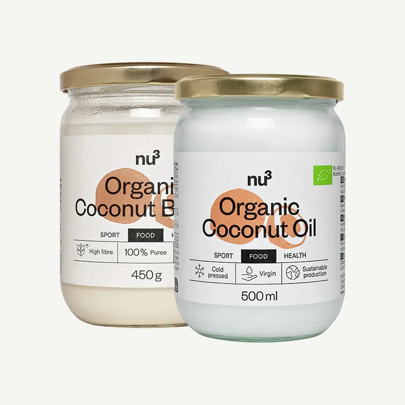 nu3 Bio Kokosöl + Bio Kokosmus
