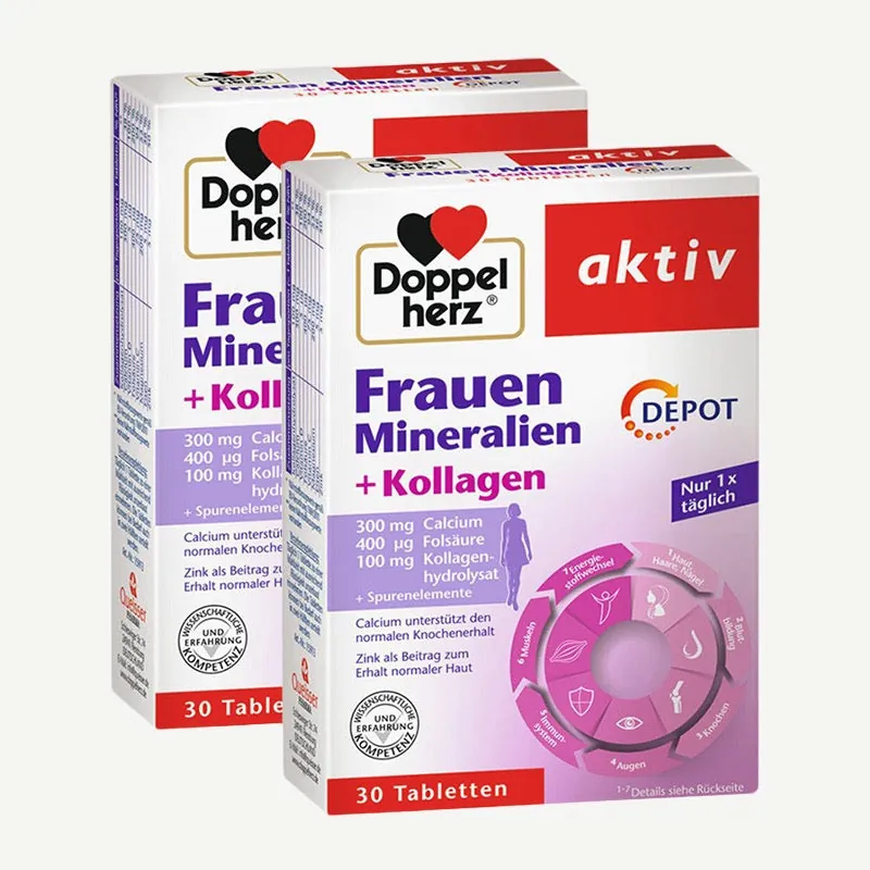 Doppelherz Frauen Mineralien Depot Basic / 30 Tabletten