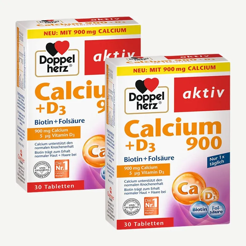 Doppelherz Calcium 900 + D3 Basic / 30 Tabletten