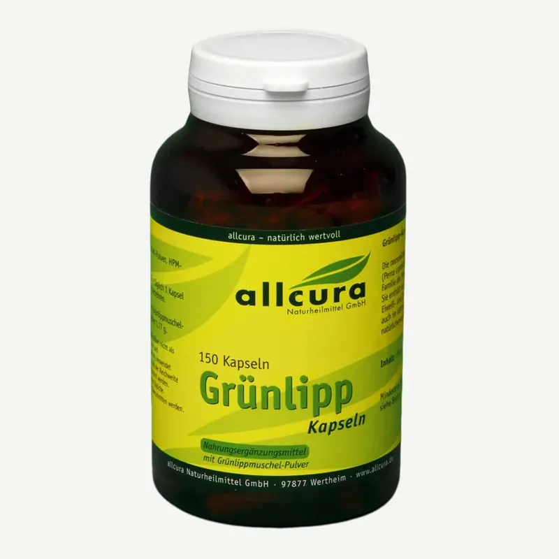 allcura Grünlipp Basic / 150 Kapseln