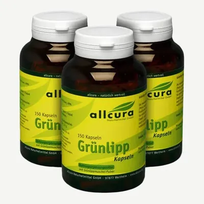 allcura Grünlipp Basic / 150 Kapseln