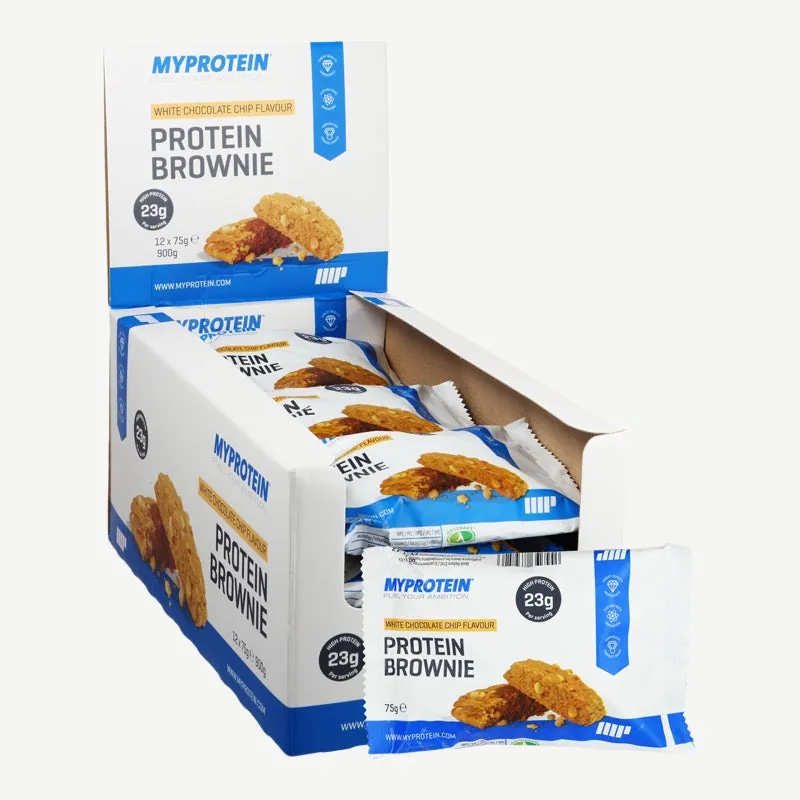 MyProtein Protein Brownie, White Chocolate Chip