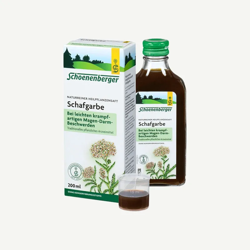 Schoenenberger Schafgarbe, Saft