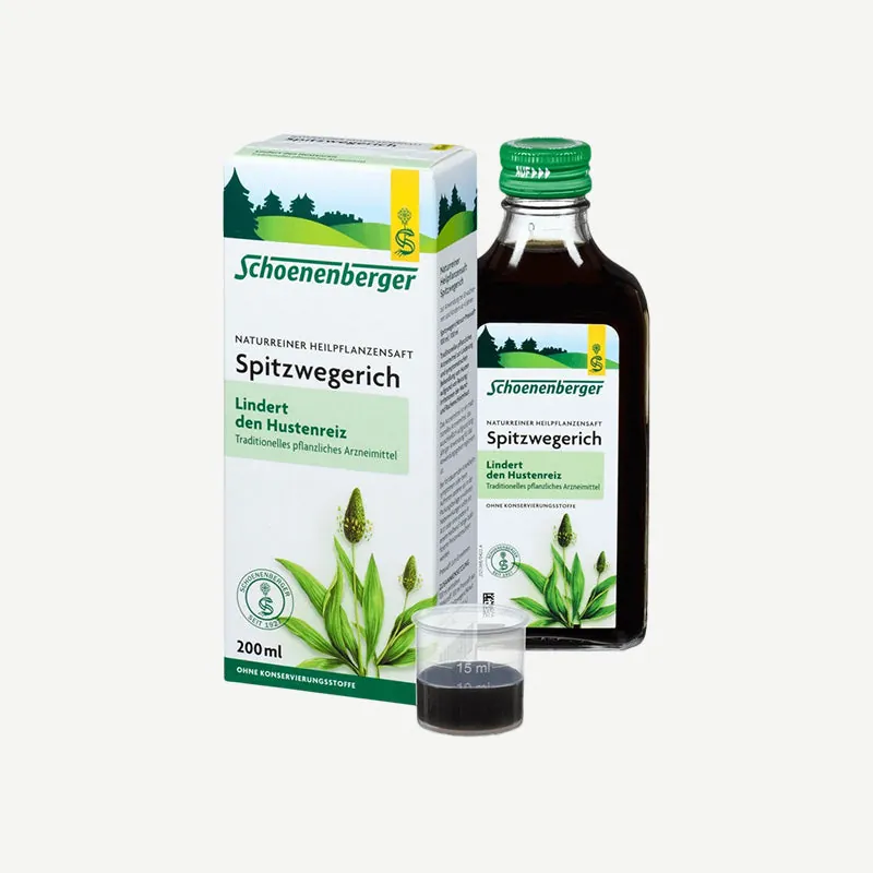 Schoenenberger Spitzwegerich, Saft