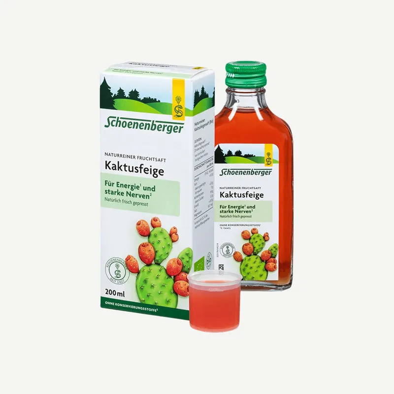 Schoenenberger Kaktusfeige, Saft