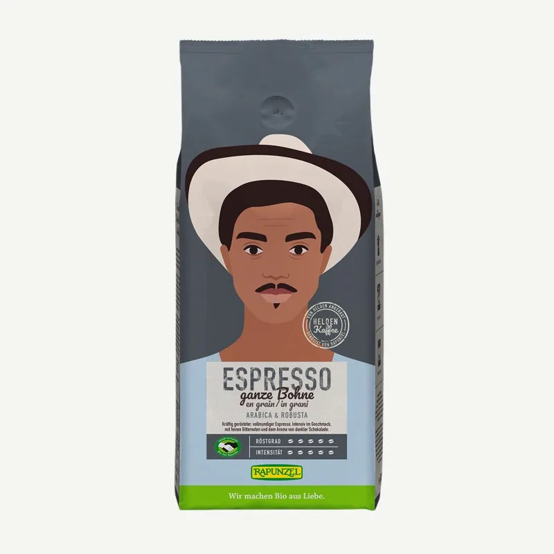 RAPUNZEL Heldenkaffee Espresso, ganze Bohne