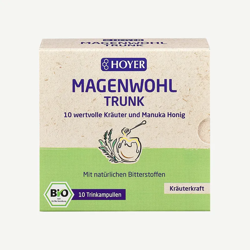 Hoyer Bio Magenwohl-Trunk, Kräutershot