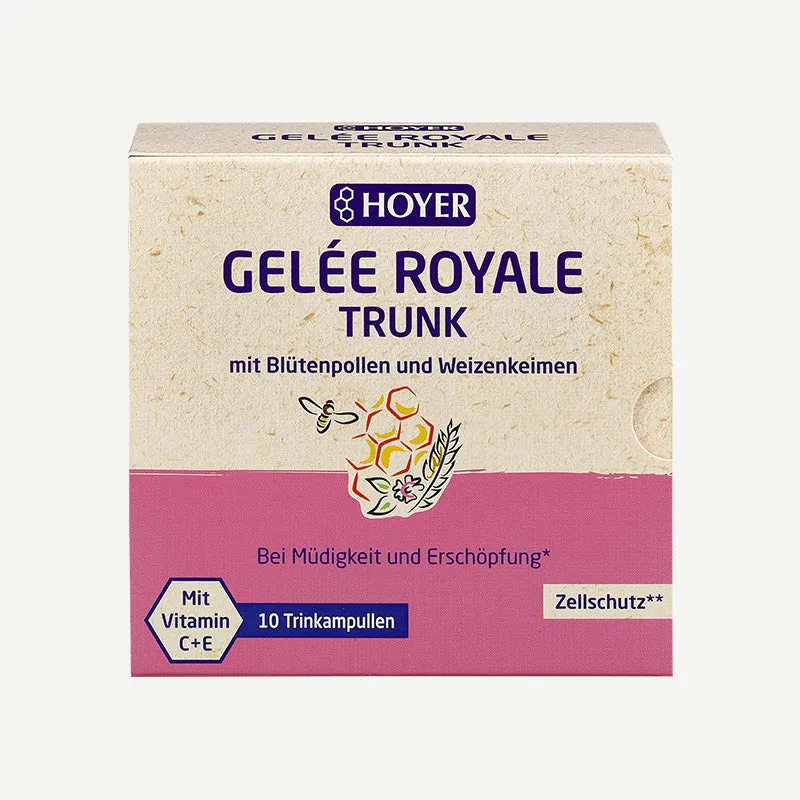 Hoyer Gelée Royale mit Blütenpollen und Weizenkeimen