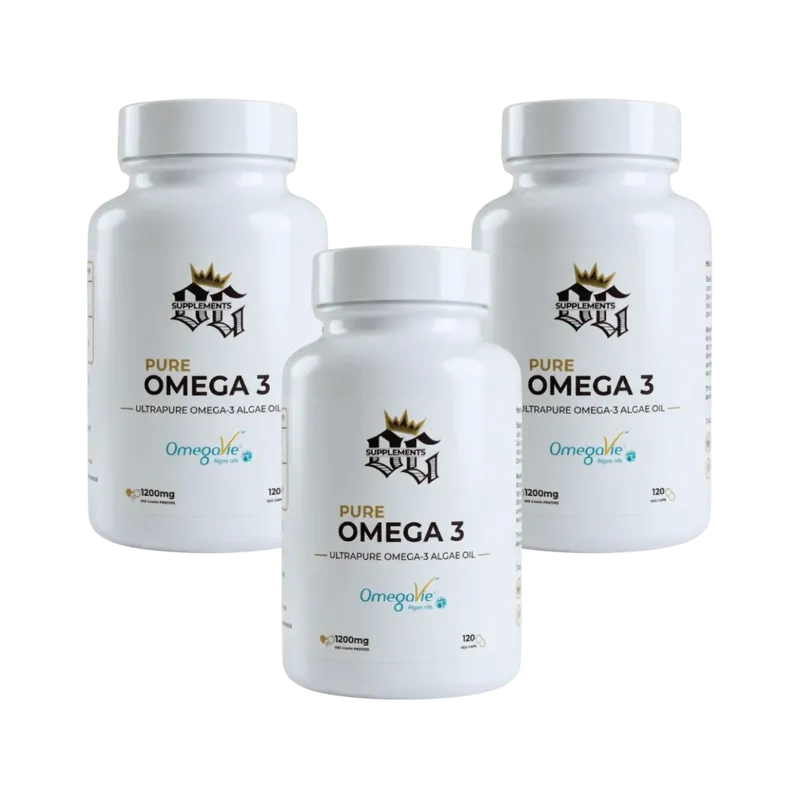 OG Supplements Pure Omega 3 mit OmegaVie® | 120 Kapseln