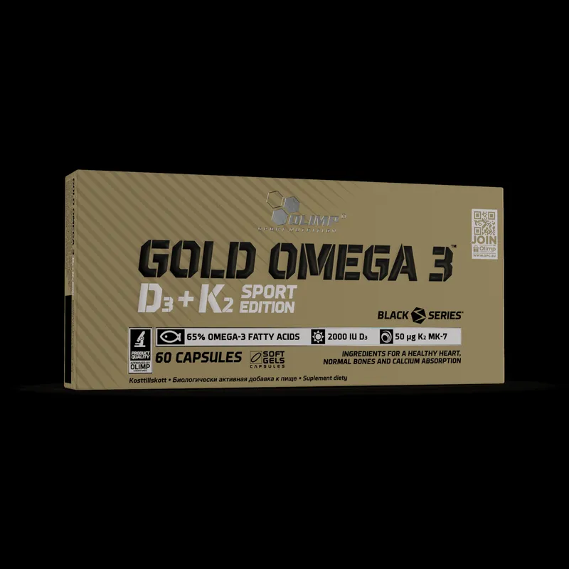 Olimp Gold Omega 3 D3+K2 Sport Edition