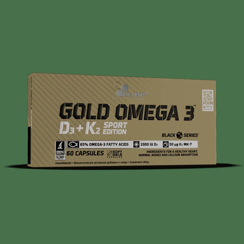 Olimp Gold Omega 3 D3+K2 Sport Edition