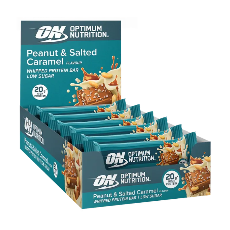 Optimum Nutrition Whipped Protein Bar (10x60g) Chocolate Caramel – 600 g