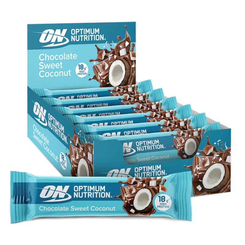 Optimum Nutrition Chocolate Sweet Coconut Protein Bar (12x59g) – 708 g