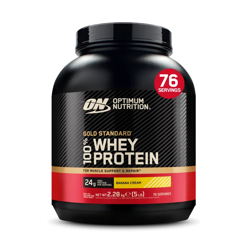 Optimum Nutrition Gold Standard 100% Whey Protein Powder – 2280g