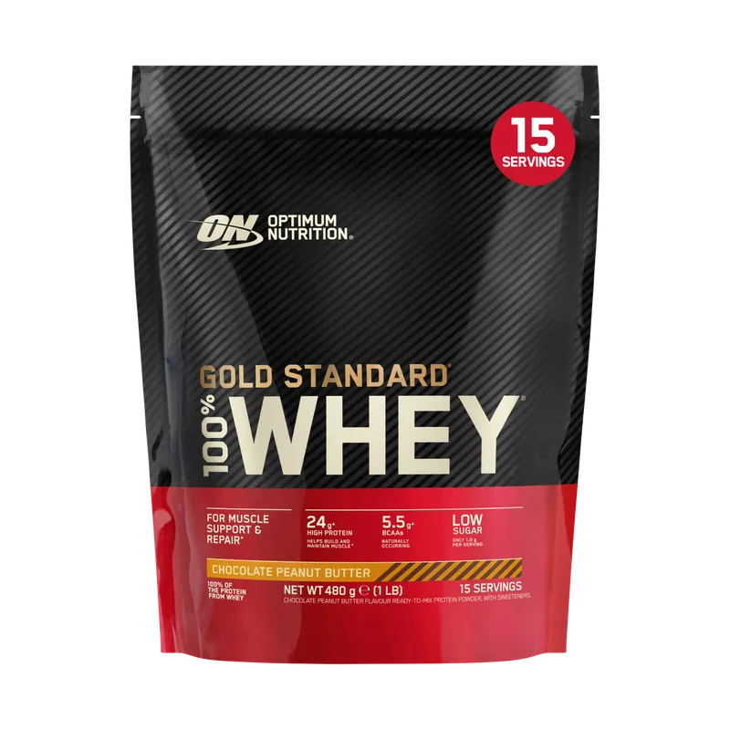 Optimum Nutrition Gold Standard 100% Whey Protein Powder – 480g