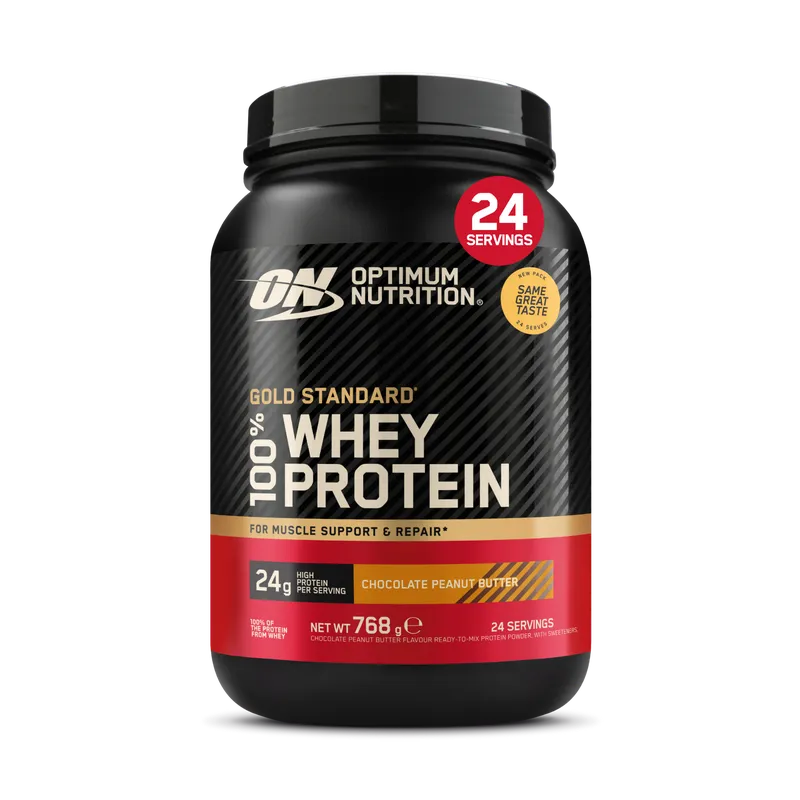 Optimum Nutrition Gold Standard 100% Whey Protein Powder – 768g
