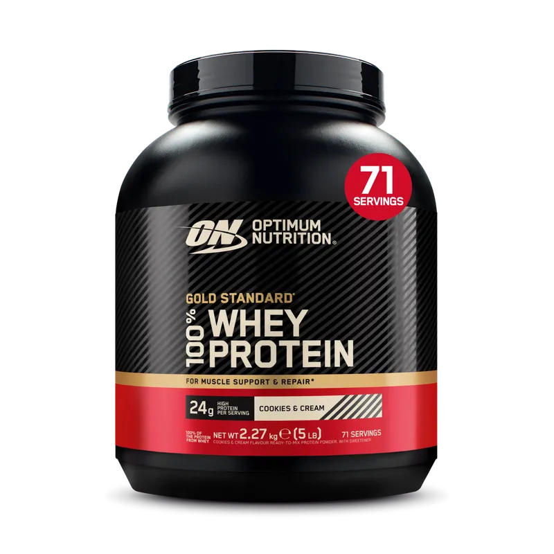 Optimum Nutrition Gold Standard 100% Whey Protein Powder – 2270g