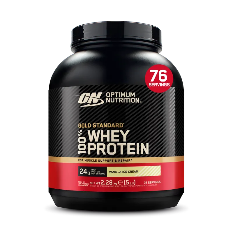 Optimum Nutrition Gold Standard 100% Whey Protein Powder – 2280g
