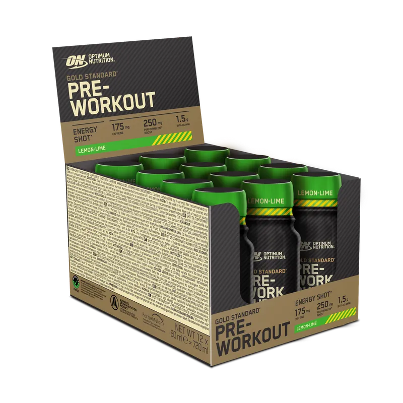 Gold Standard Pre-Workout Shot - 60ml (175mg caffeine)