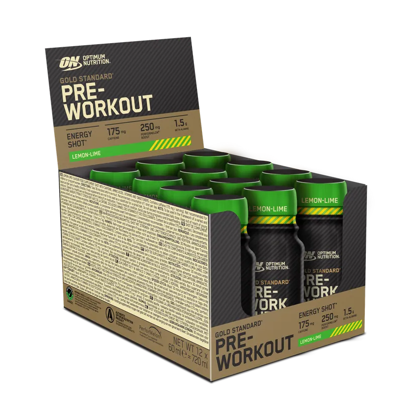 Gold Standard Pre-Workout Shot - 60ml (175mg caffeine)