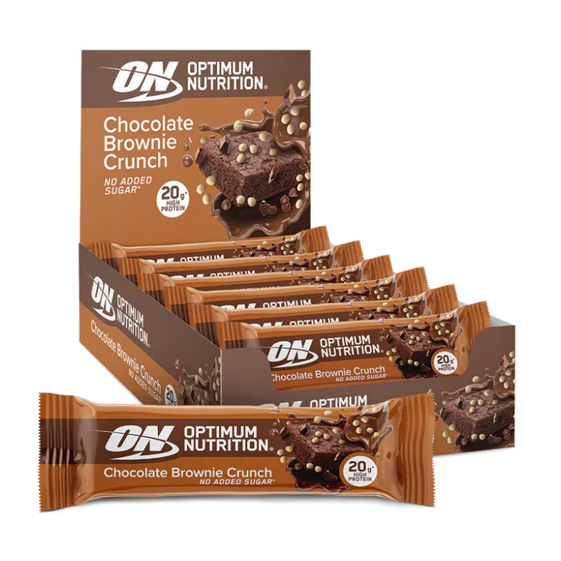 Optimum Nutrition ON Choco Brownie Crunch Bar Box 12x65g – 780g