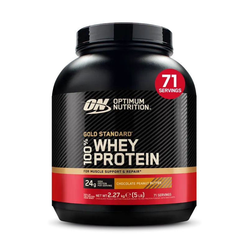 Optimum Nutrition Gold Standard 100% Whey Protein Powder – 2270g