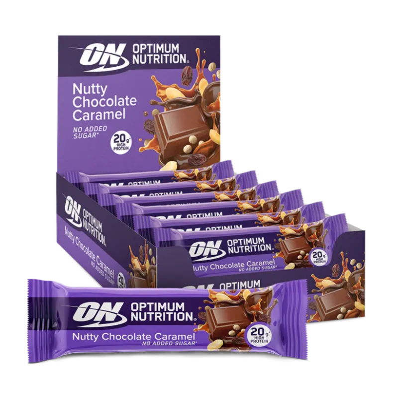 Nutty Chocolate Caramel Protein Bar - 20g high protein