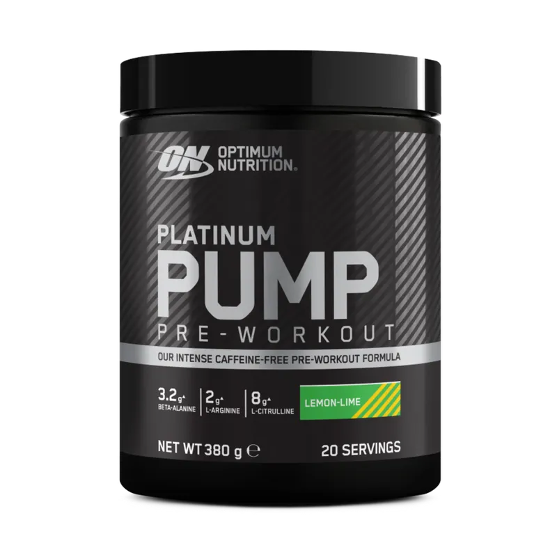 Platinum Pump Pre-Workout Caffeine-Free Powder - 380g (20 Portionen)