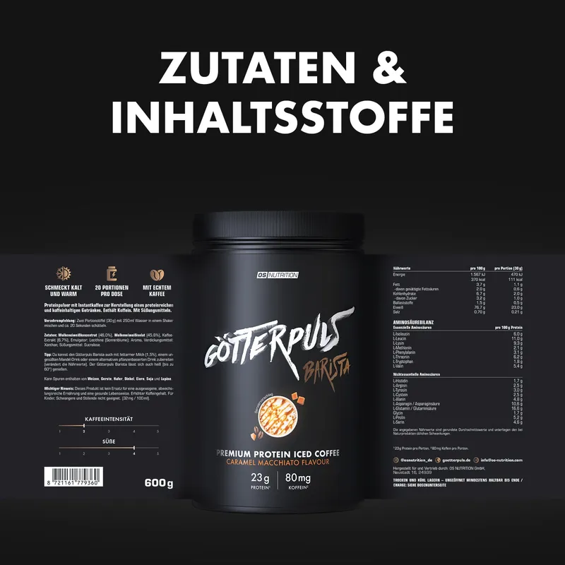 Götterpuls Barista – Protein Iced Coffee