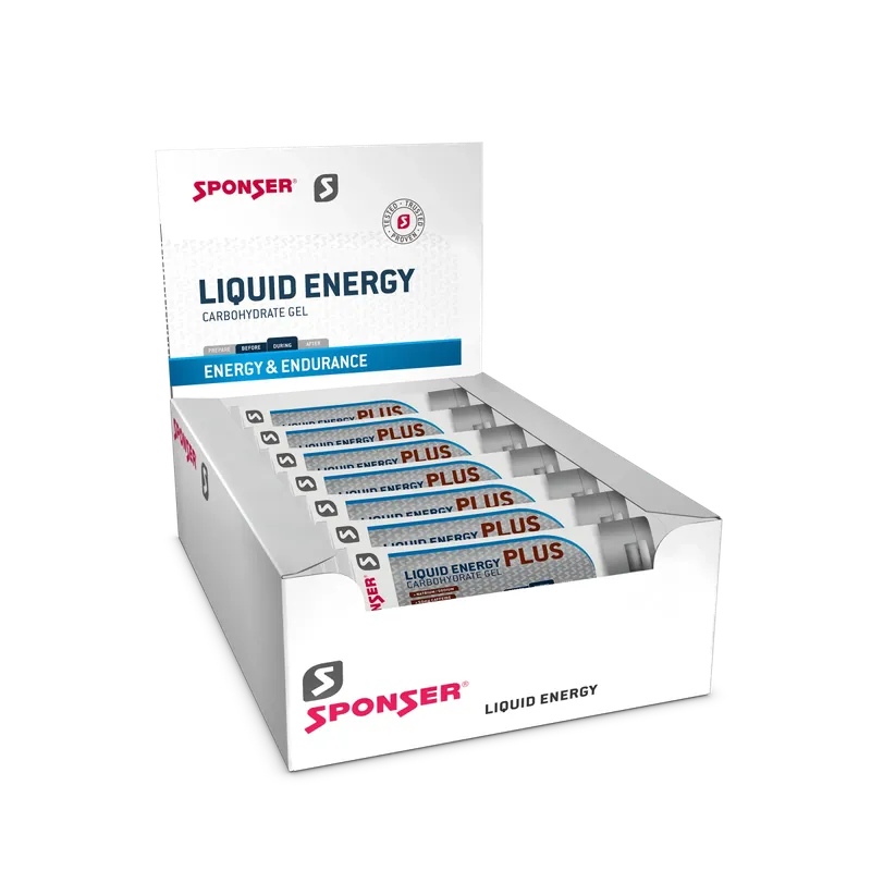Sponser Liquid Energy Plus | Cola-Lemon – Display (18 x 70 g)