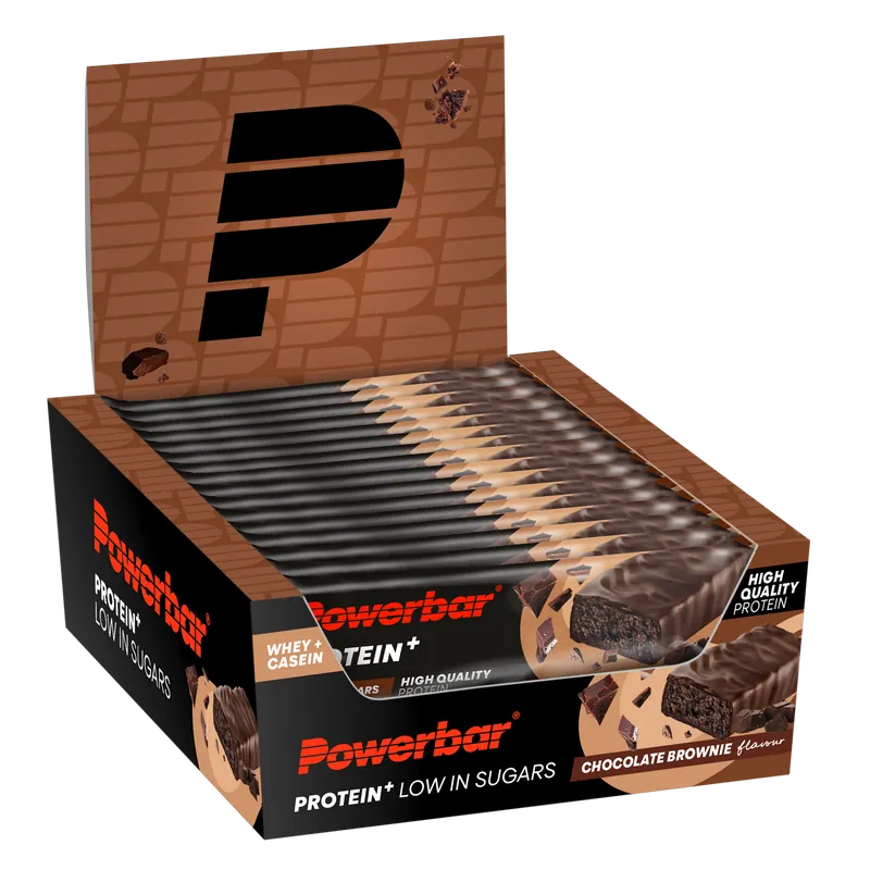 Powerbar Protein+ Low in Sugars (16x35g) Chocolate Brownie – 560 g