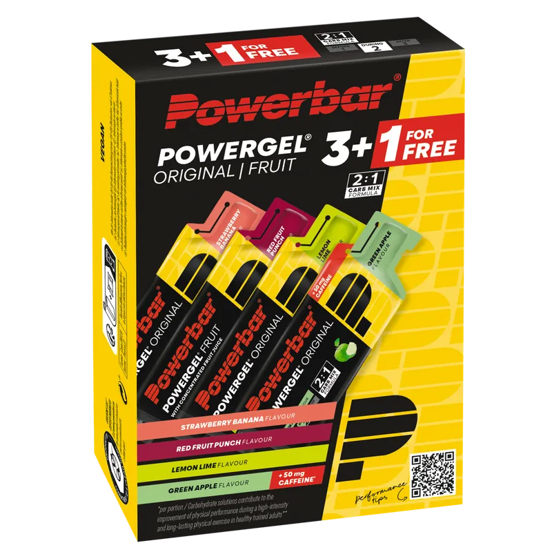 PowerGel 3+1 gratis - Multiflavour Vorteilspack