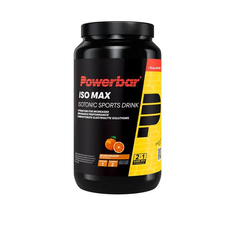 Iso Max - Isotonisches Energie Getränk - 5 Elektrolyte + Koffein