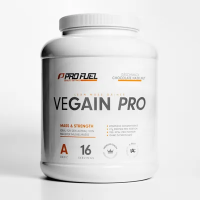 VEGAIN PRO | Gainer | Schokolade Haselnuss
