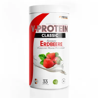 V-PROTEIN | vegan Classic | Erdbeere