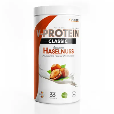 V-PROTEIN | vegan Classic | Haselnuss
