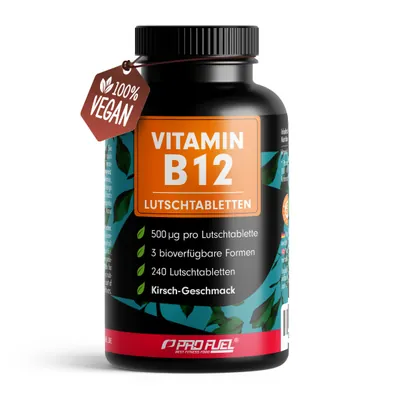 VITAMIN B12 | 240 Lutschtabletten | Kirsche