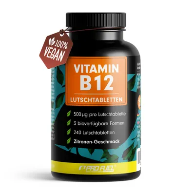 VITAMIN B12 | 240 Lutschtabletten | Zitrone